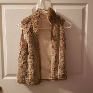 Faux fur vest